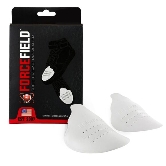ForceField Shoe Crease Preventer Patented Sneakers Protectors - Medium White - Picture 1 of 10